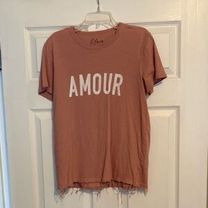 Elan Amour Tee in Warm Pink